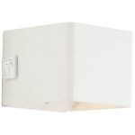 Brilliant Iseo Luce Da Parete Plastica Bianca 4W 300lm - 830 Luce Calda -  | IP44 - con USB