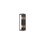 Eglo Luce Da Parete Alamonte 2 Illuminazione del bagno Acciaio Nero | Adatto per 2x E27
