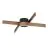 Eglo Connect.Z Smart Luce da soffitto Folcino-Z Acciaio Bronze, Nero 36W 3720lm - 827-865 Regolabile Bianca + RGB | Dimmerabile