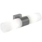 Nordlux Tangens Luce Da Parete Vetro e Metallo Grigio | IP44 - Adatto per 2x E14